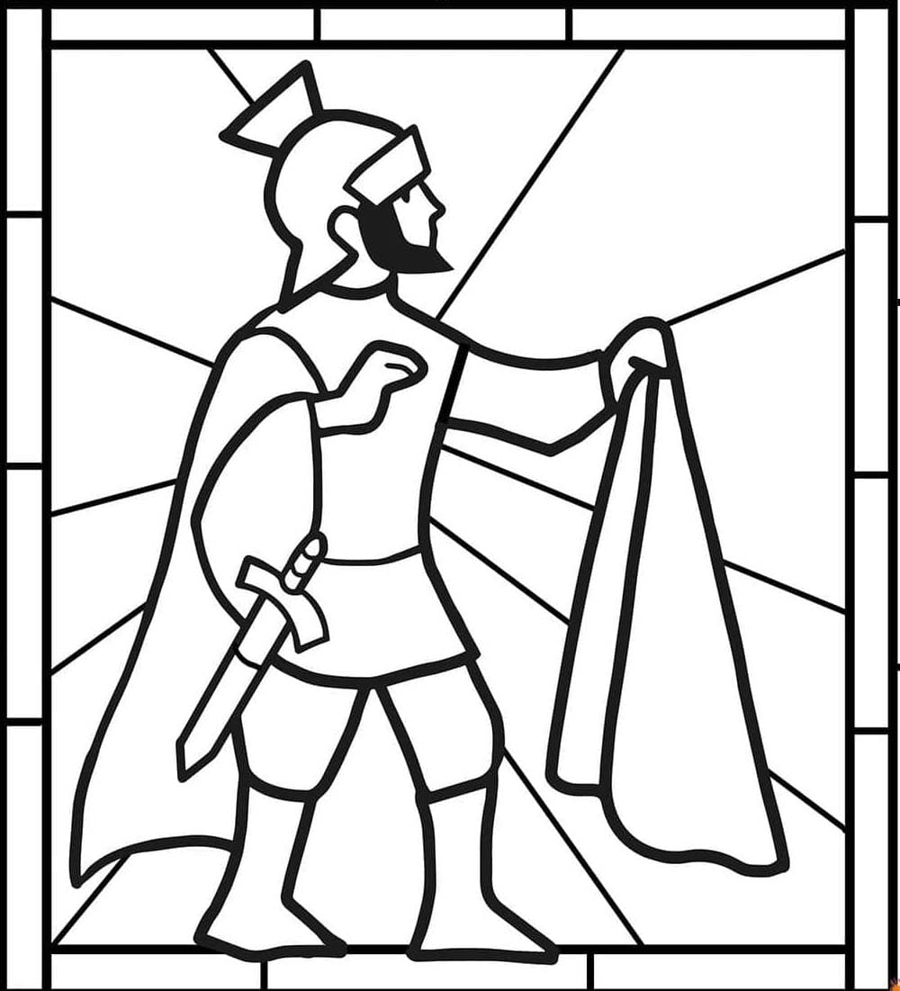 Coloriage Sankt Martin