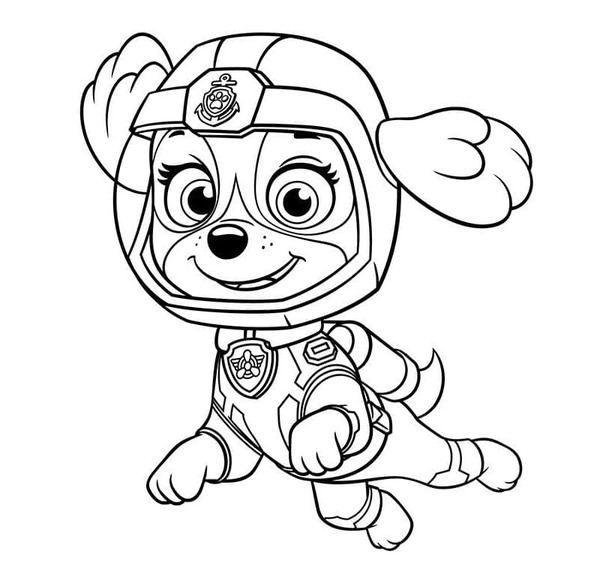 Zeichnen Sie Skye Paw Patrol kostenlos