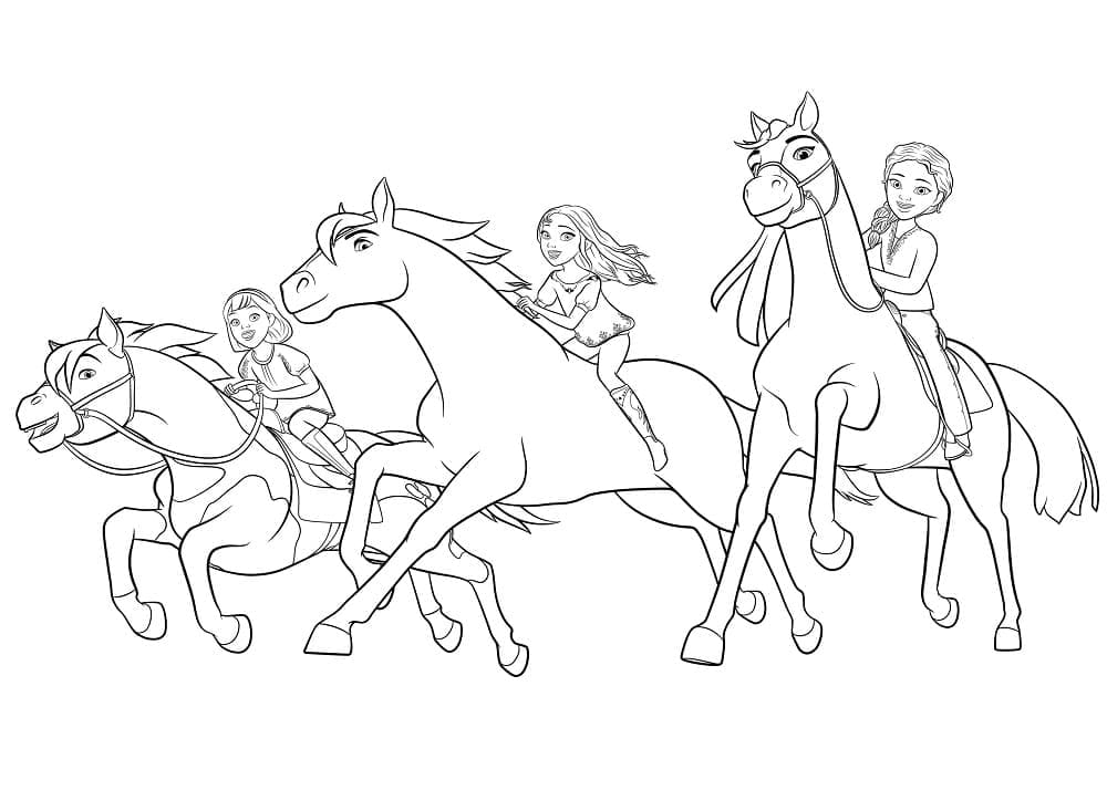 Zeichnungen Charakter Spirit wild und frei