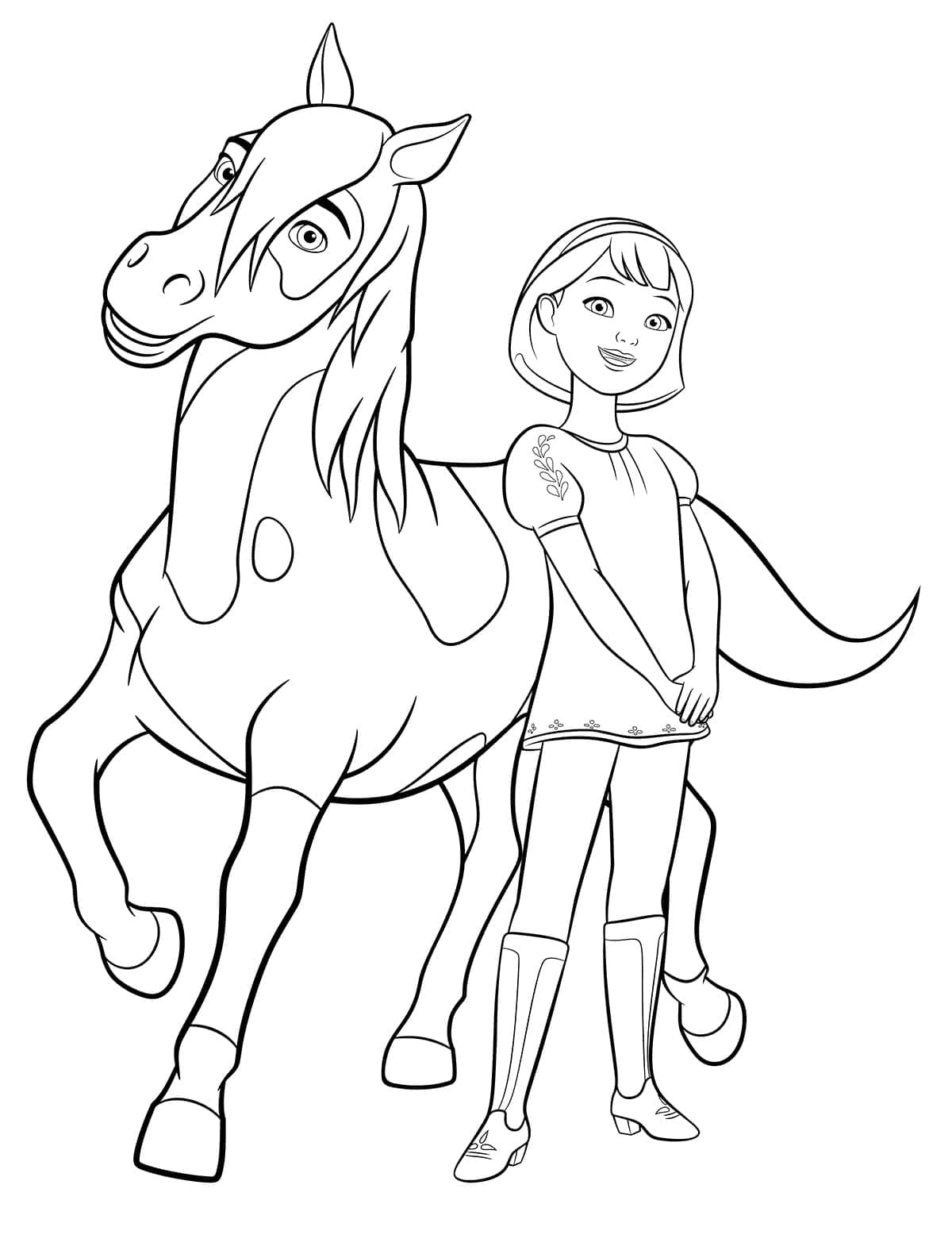 Zeichnungen leicht Spirit wild und frei