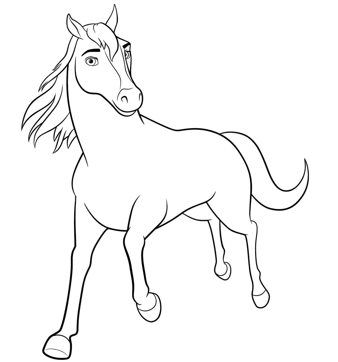 Zeichnungen Niedlich Spirit wild und frei