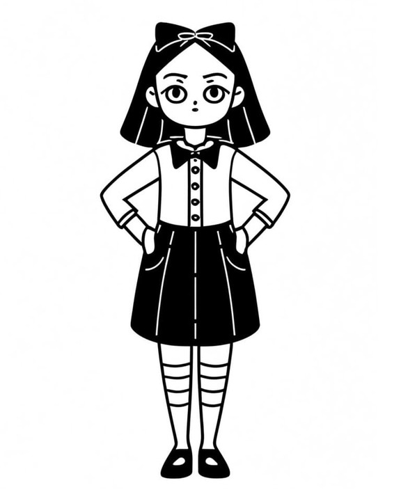Ziehung Wednesday Addams 9