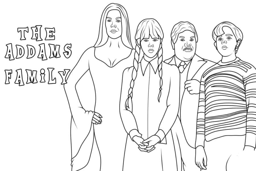 Ziehung Wednesday Addams Familie