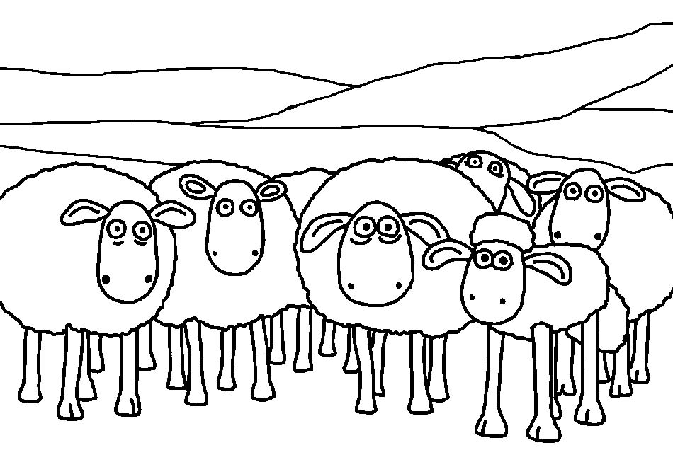 Zum Ausdrucken Shaun das Schaf