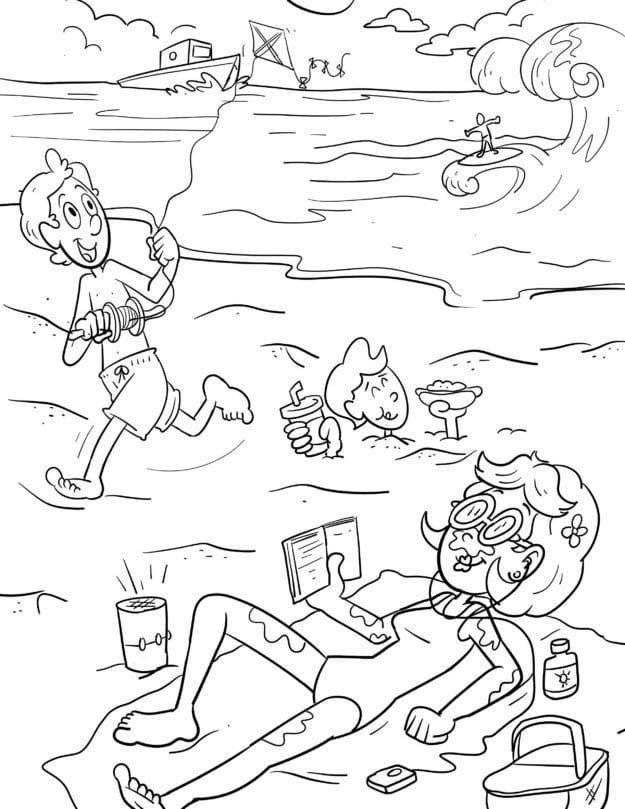 Bild Urlaub und Reisen einfach bei Kindern