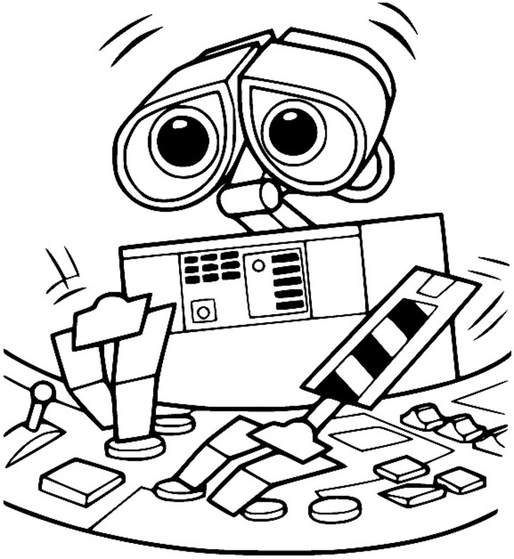 Bild von Wall E kostenlos für Kinder