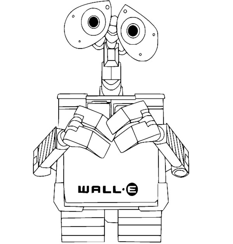 Bild von Wall E zum Ausdrucken