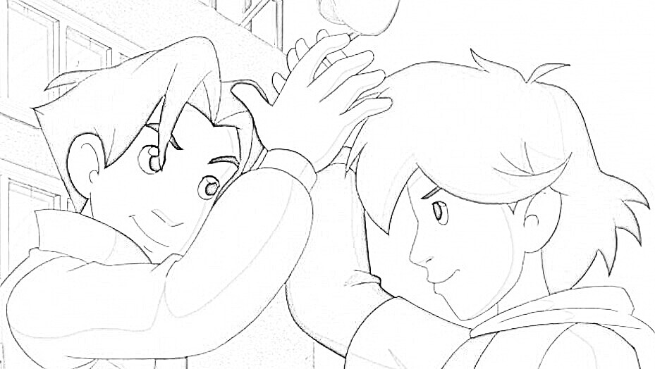 Bild Wilde Kerle kostenlos druckbar