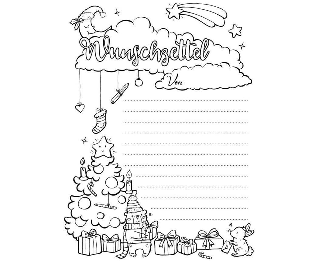Kostenlos Wunschzettel