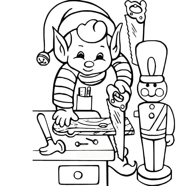 Kostenlos zum Ausdrucken Weihnachtswichtel