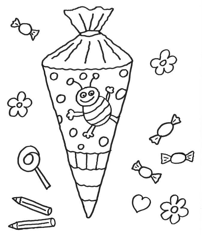 Schultüte einfach bei Kindern