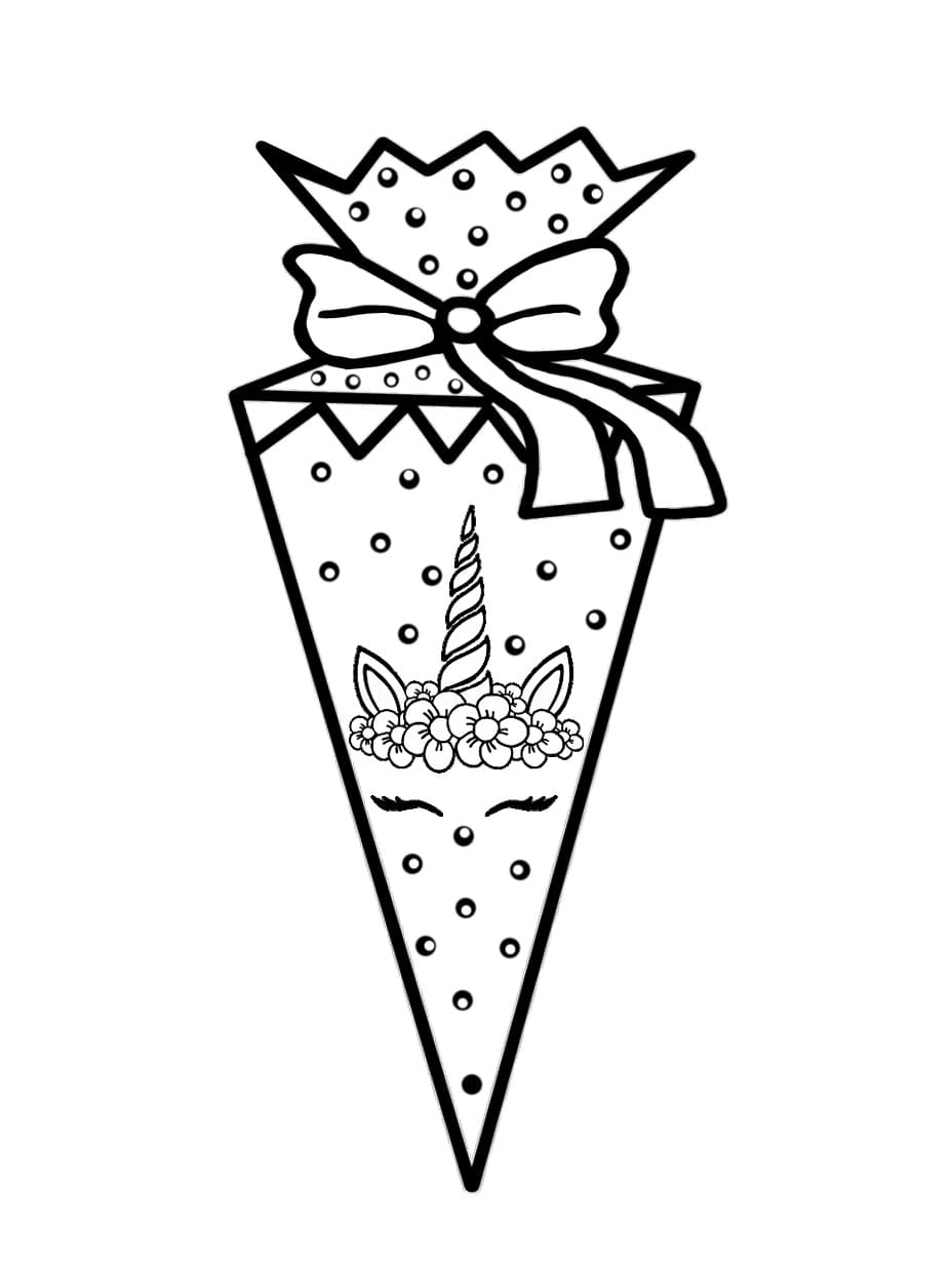 Schultüte kostenlos druckbar