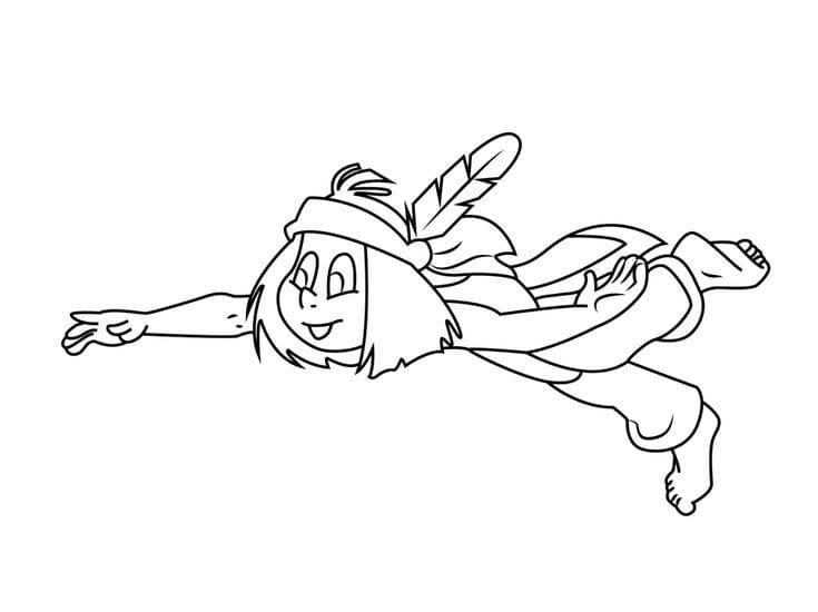 Yakari zum Ausdrucken