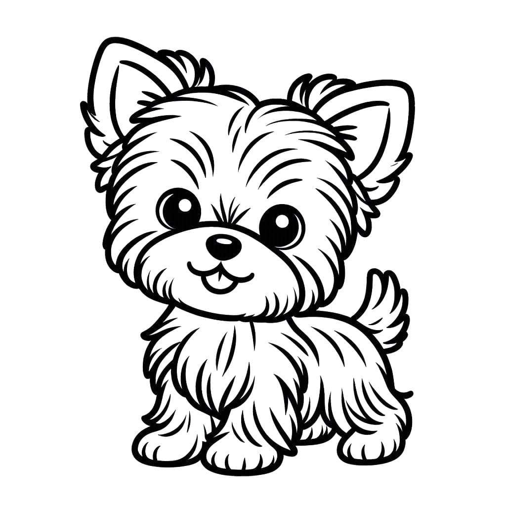 Yorkshire Terrier druckbar