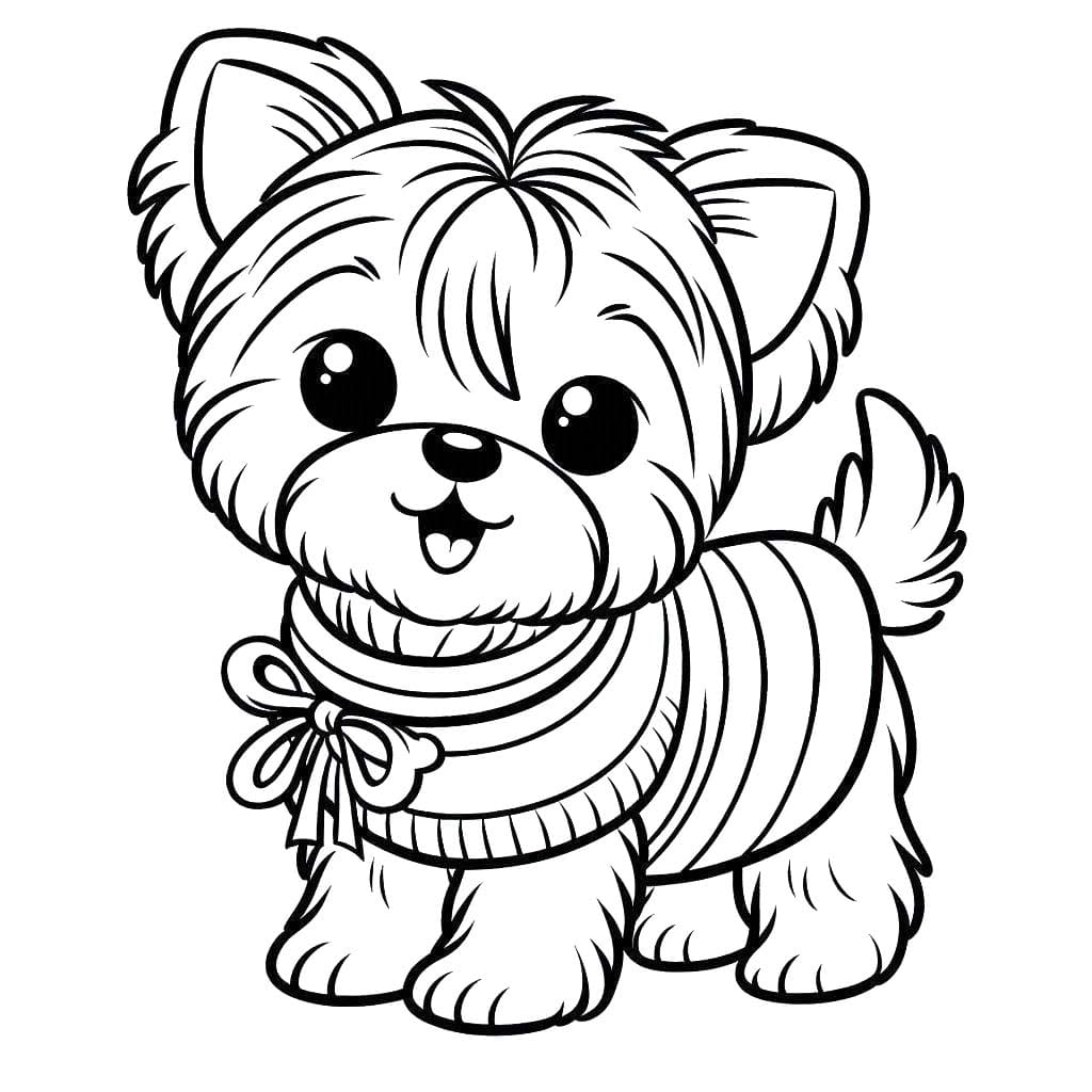 Yorkshire Terrier kostenlos druckbar