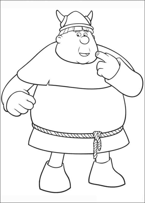 Zeichne Faxe aus Wickie