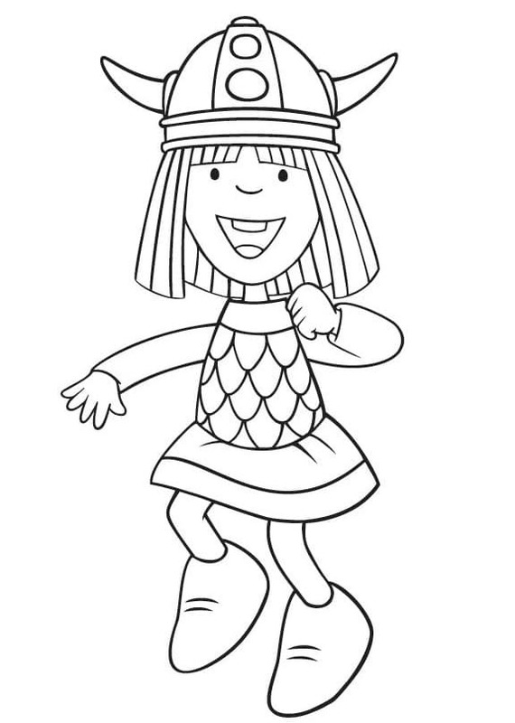 Zeichne freundlich Wickie