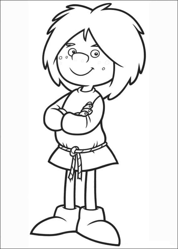 Zeichne Gilby von Wickie