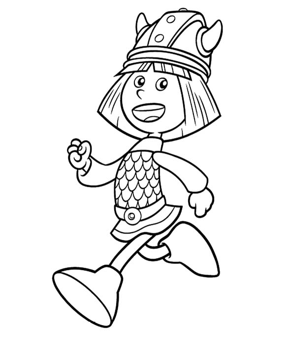 Zeichne kostenlos süß Wickie