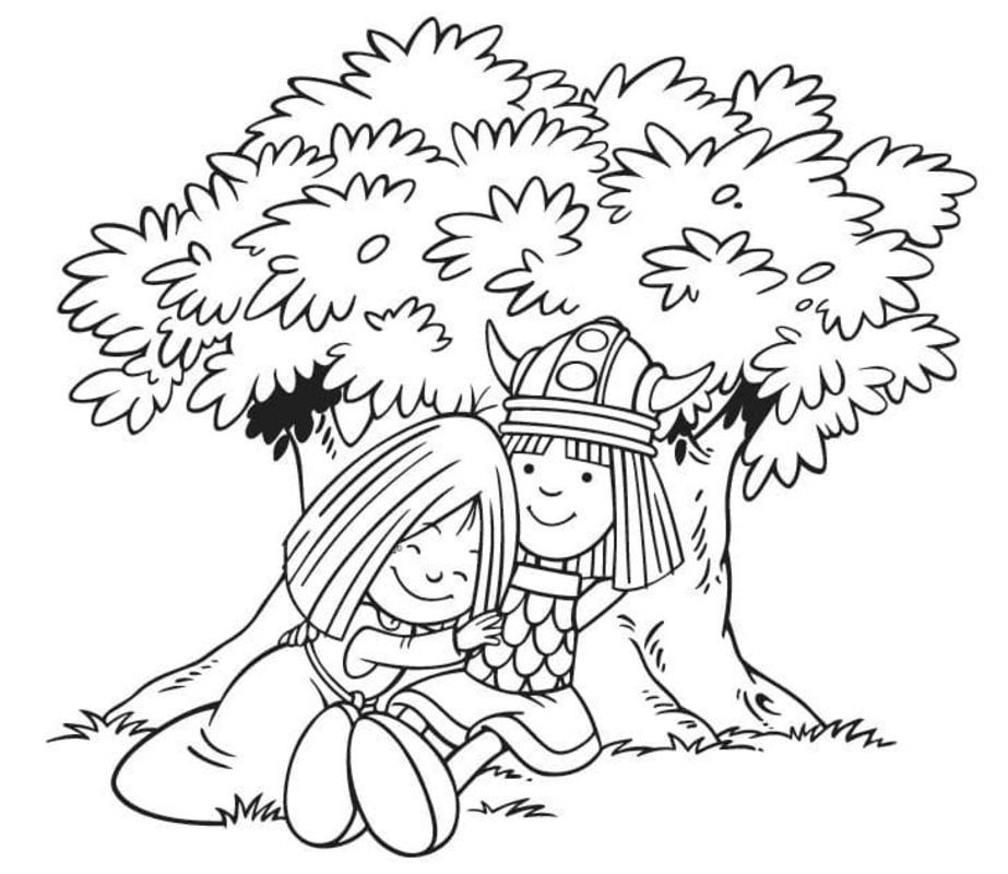 Zeichne Ticky und Wickie