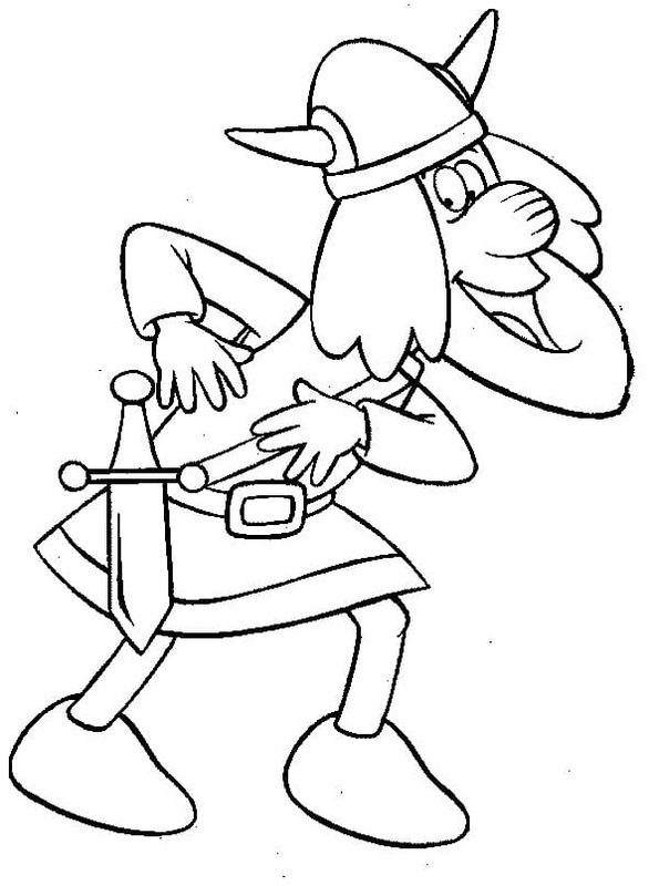 Zeichne Tjure Wickie