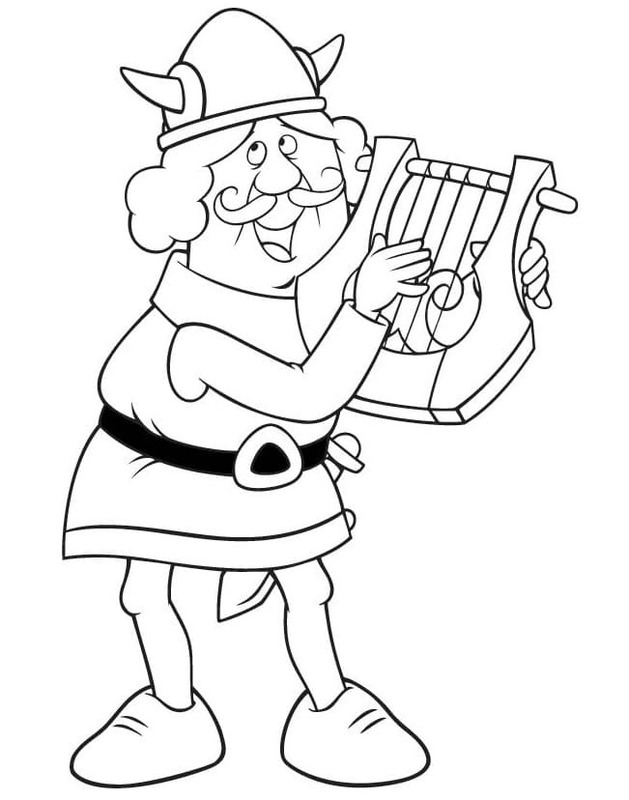 Zeichne Ulme aus Wickie