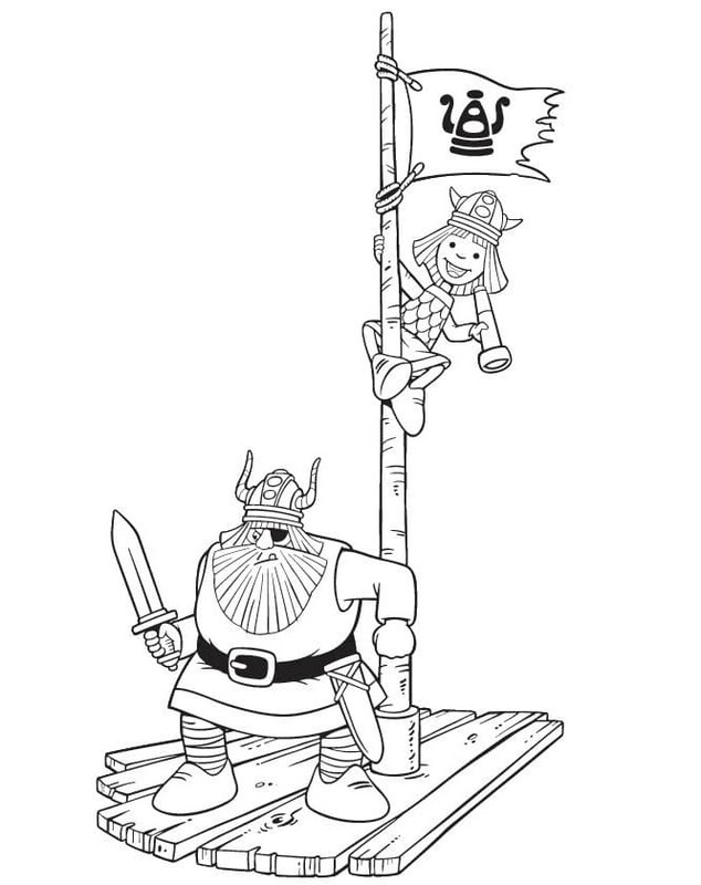 Zeichne Vicky und Halvar