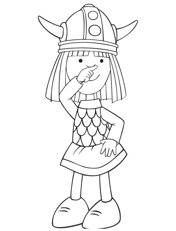 Zeichne Wickie kostenlos