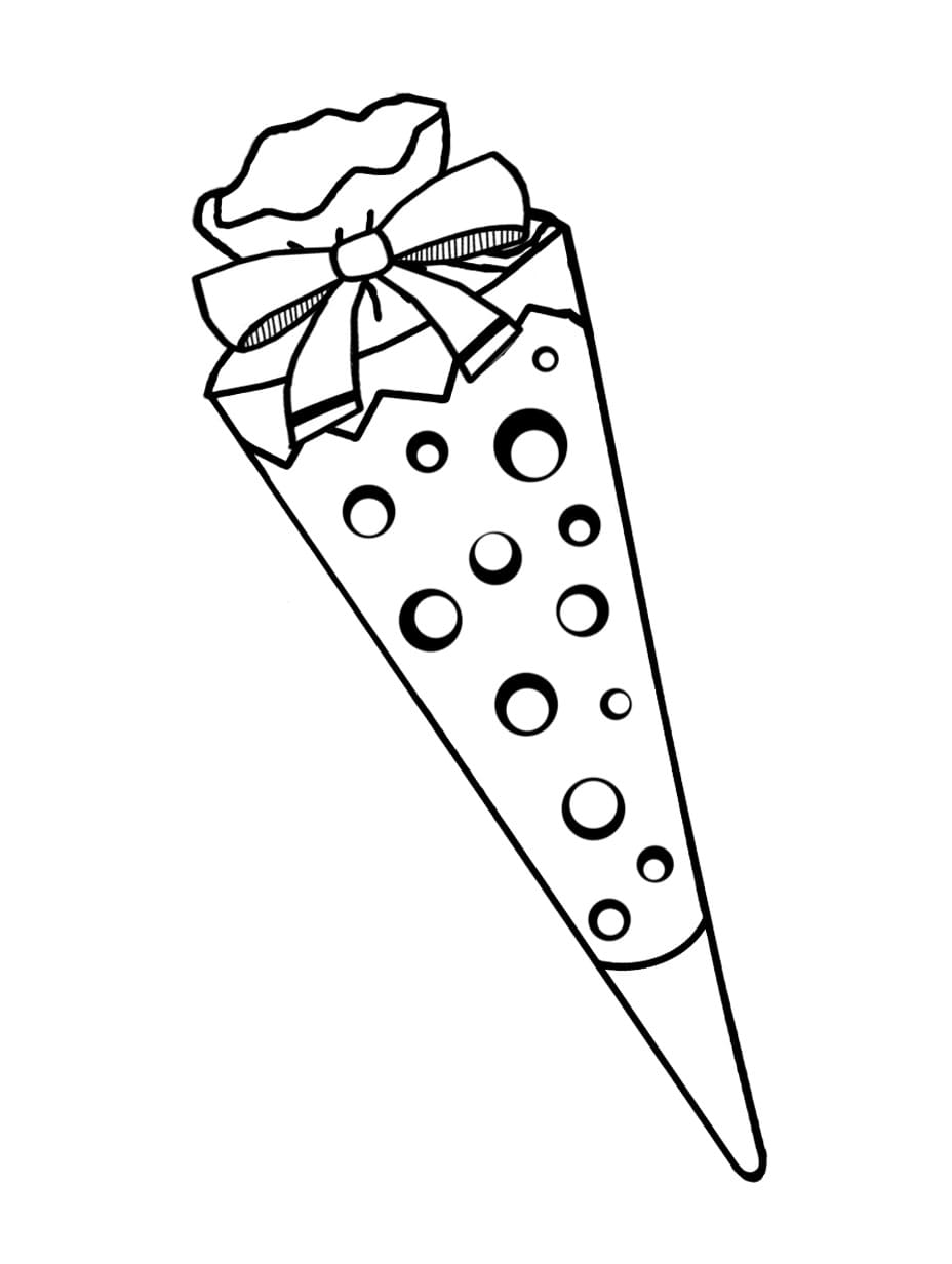 Zeichnen Schultüte druckbar