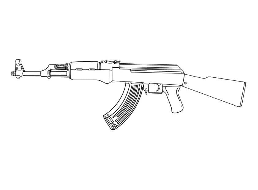 Zeichnen Waffen zum Ausdrucken für Kinder