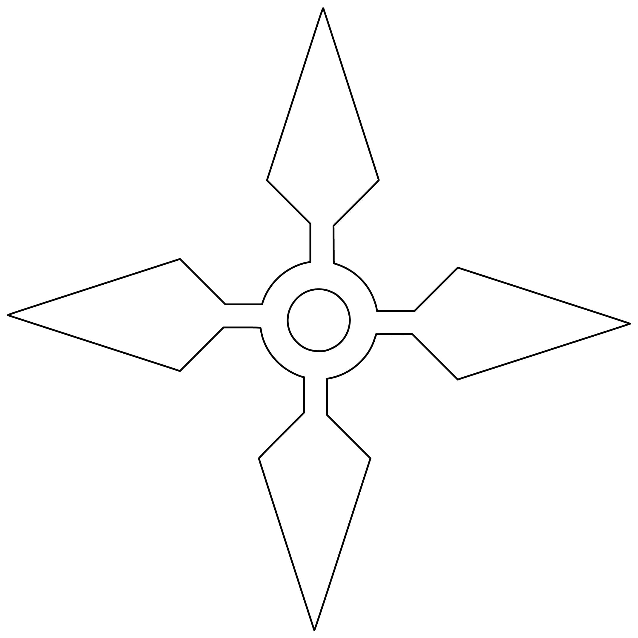 Zeichnen Wurfsterne skizzieren