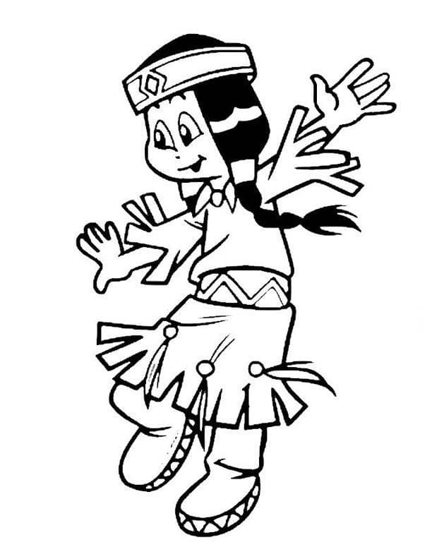 Zeichnen Yakari basisch