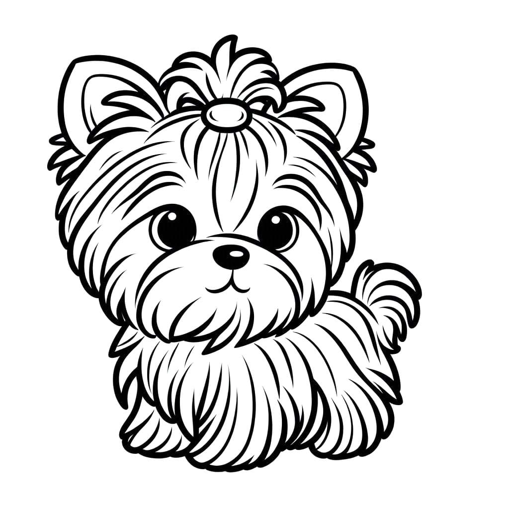 Zeichnen Yorkshire Terrier 3