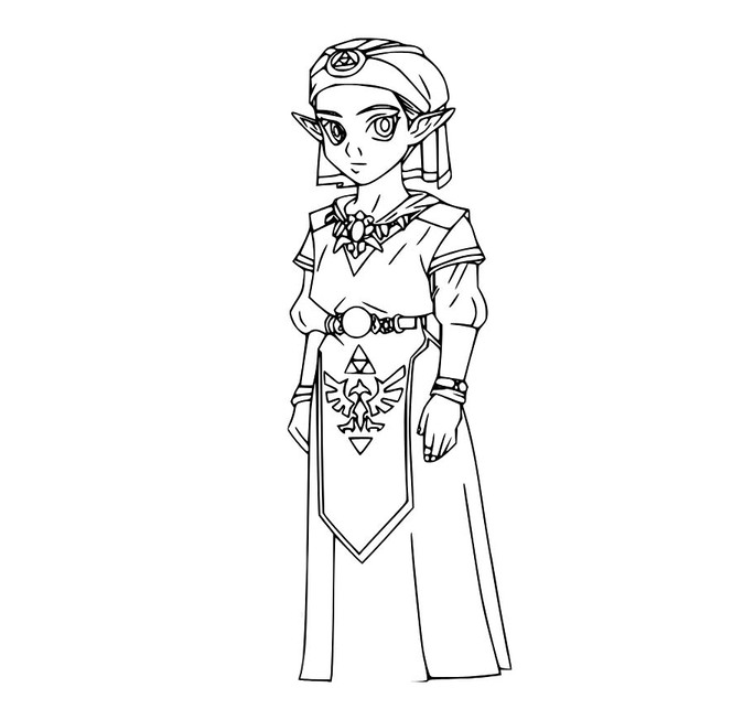 Zeichnen Zelda 2