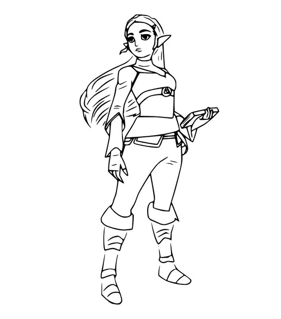 Zeichnen Zelda 6
