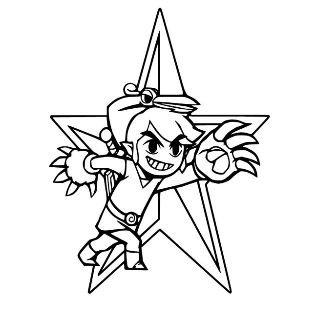 Zeichnen Zelda basisch