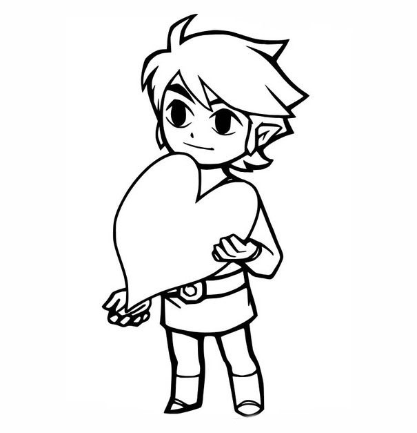 Zeichnen Zelda druckbar