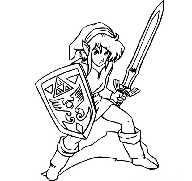 Zeichnen Zelda kostenlos