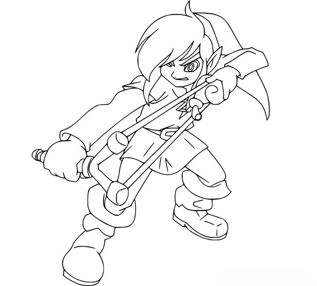 Zeichnen Zelda sehr basisch