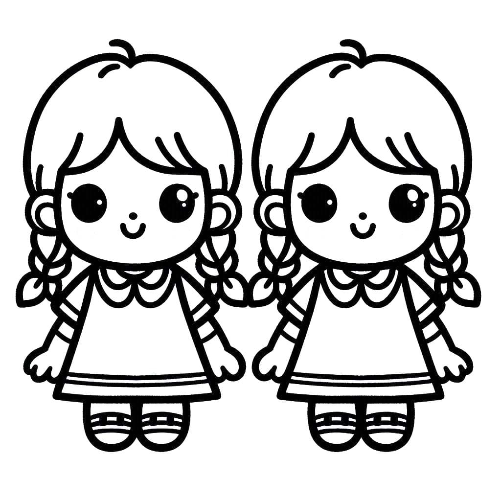 Zeichnen Zwillinge basisch bei Kindern