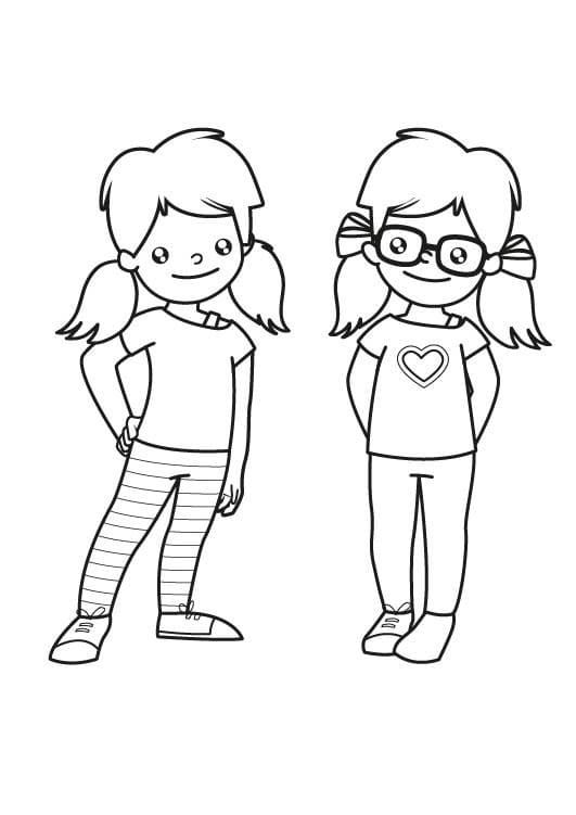 Zeichnen Zwillinge Gut