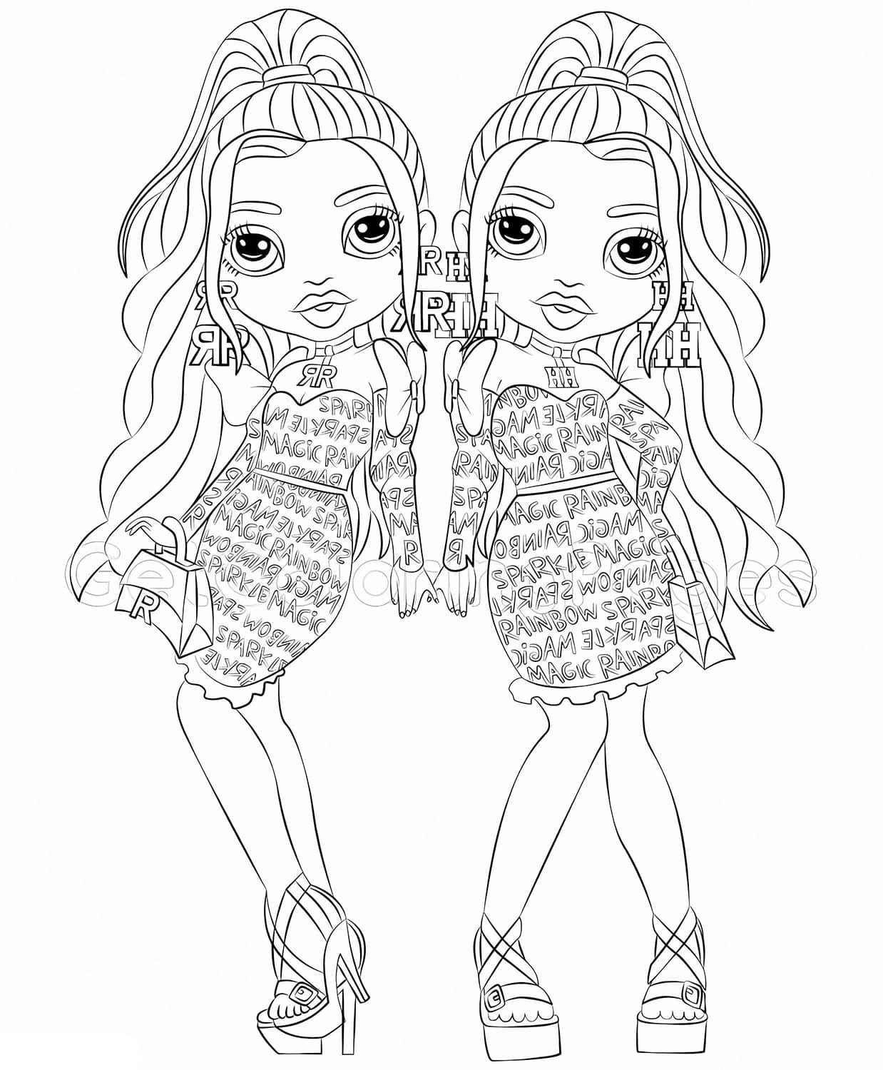 Zeichnen Zwillinge Hübsch