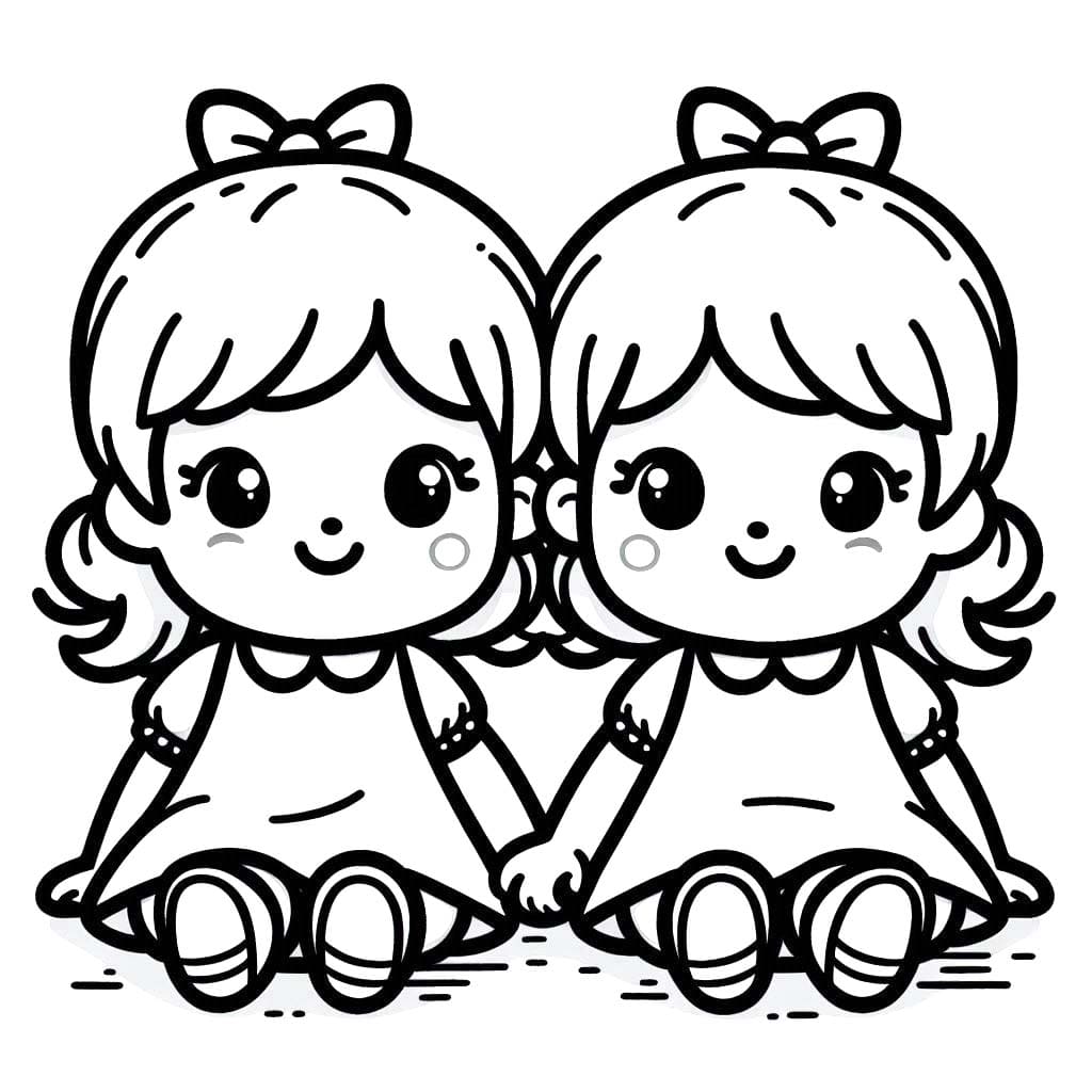 Zwillinge zum Ausdrucken