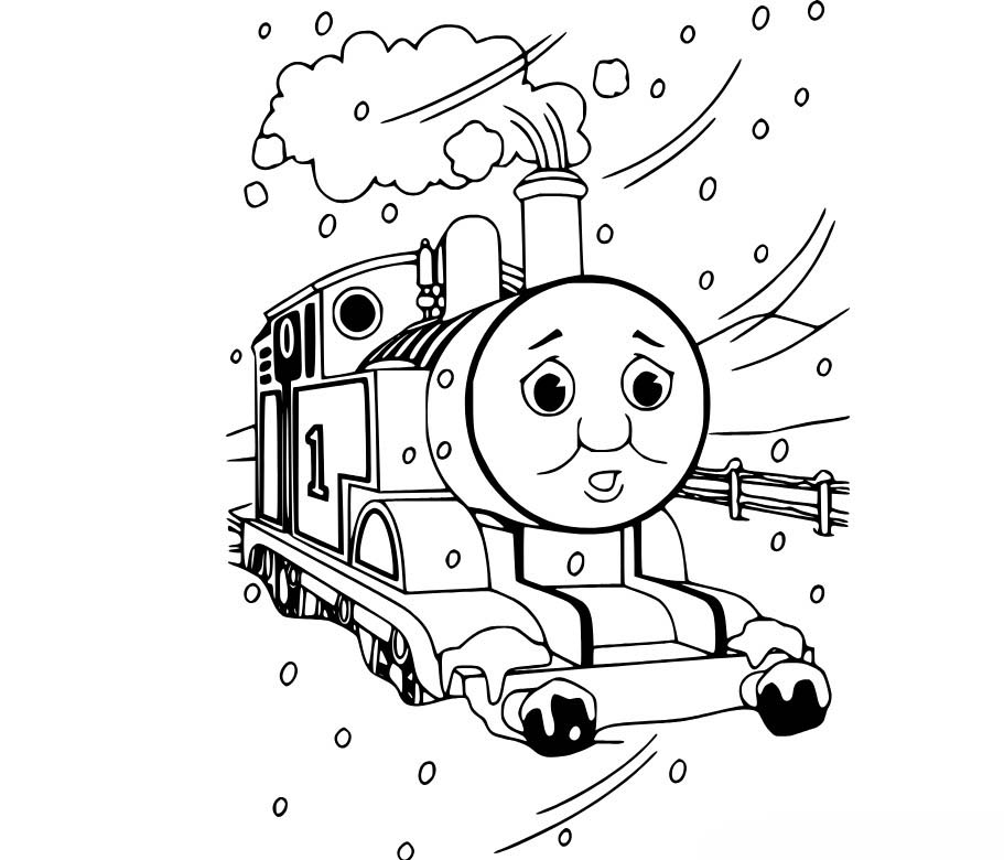 Bild Thomas die kleine Lokomotive einfach