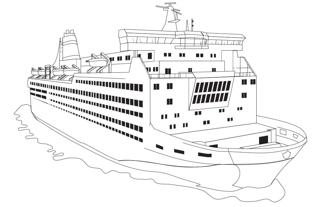 Bild Yacht kostenlos druckbar