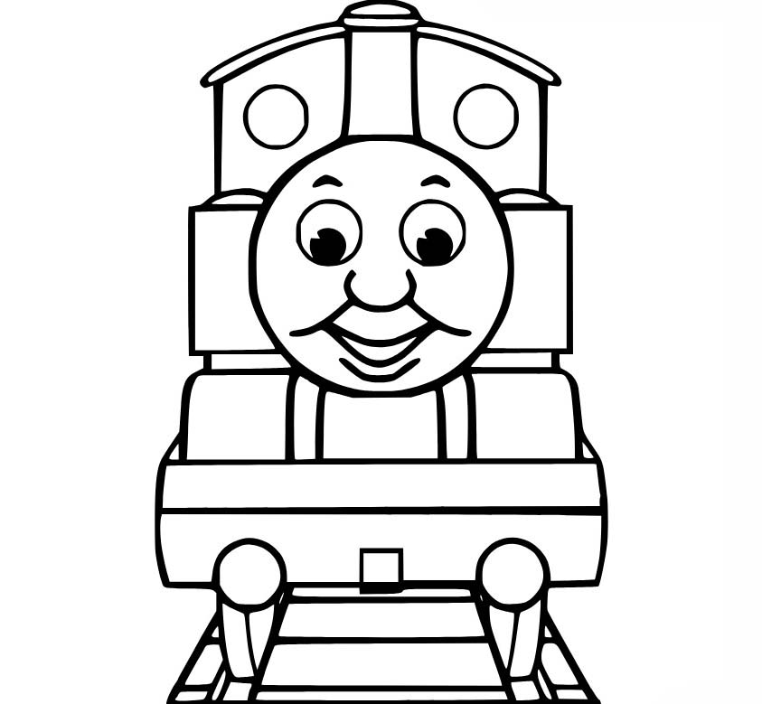 Druckbar Thomas die kleine Lokomotive