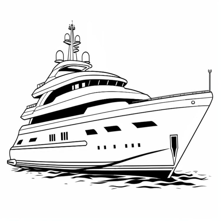 Druckbar Yacht