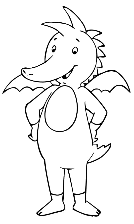 Tabaluga zum Ausdrucken