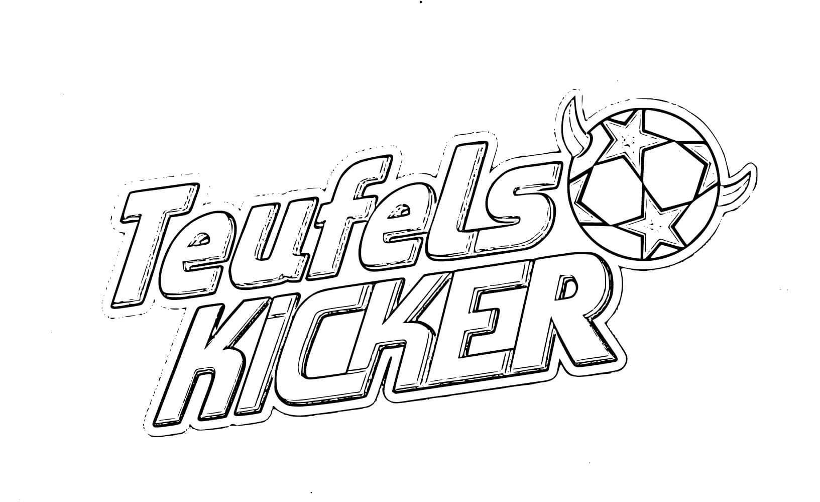 Coloriage Teufelskicker