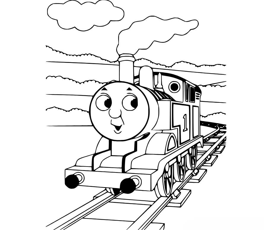 Thomas die kleine Lokomotive druckbar